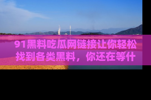 91黑料吃瓜网链接让你轻松找到各类黑料,你还在等什么呢?