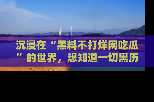 沉浸在“黑料不打烊网吃瓜”的世界，想知道一切黑历史与内幕信息的网站！