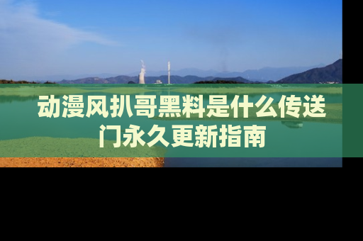 动漫风扒哥黑料是什么传送门永久更新指南