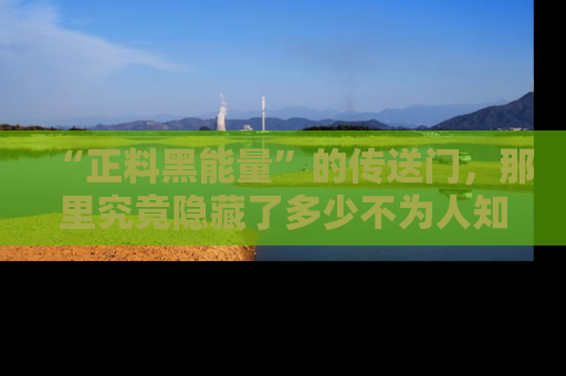 “正料黑能量”的传送门，那里究竟隐藏了多少不为人知的秘密？