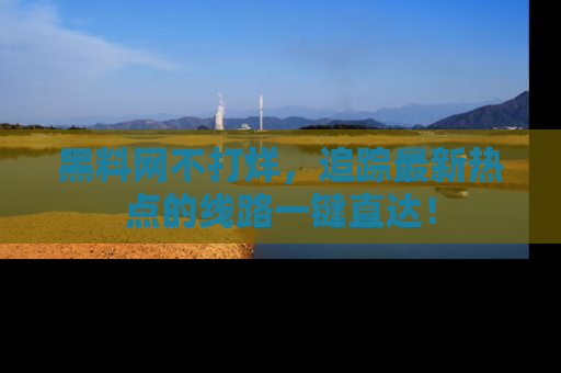 黑料网不打烊，追踪最新热点的线路一键直达！