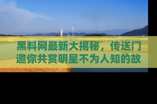 黑料网最新大揭秘，传送门邀你共赏明星不为人知的故事！