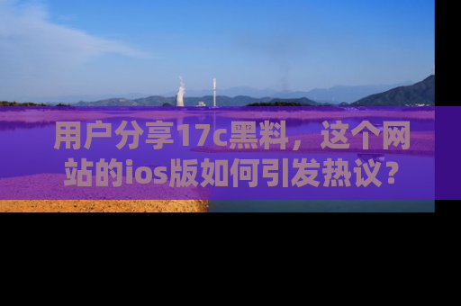 用户分享17c黑料，这个网站的ios版如何引发热议？